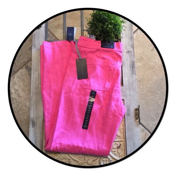 NYDJ Pants - NYDJ Hot Pink Trousers 10P